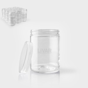 جار استوانه ای 10 سانتی - 600 میلی لیتری