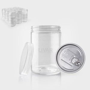 جار استوانه ای 12 سانتی - 700 میلی لیتری