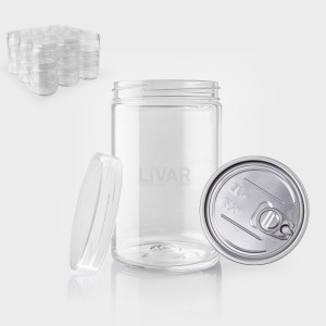 جار استوانه ای 14 سانتی - 850 میلی لیتری
