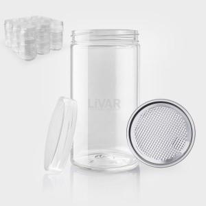 جار استوانه ای 20 سانتی - 1300 میلی لیتری
