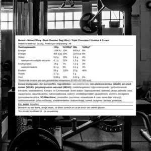 MUTANT WHEY TRIPLE CHO &amp; VAN ICECRM  -پروتئین وی دو طعم موتانت