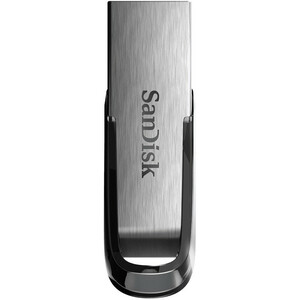 فلش مموری سن دیسک Ultra Flair CZ73 ظرفیت 64 گیگابایت با رابط USB 3.0 و بدنه فلزی مقاوم، سرعت انتقال 150 مگابایت بر ثانیه و سازگار با انواع سیستم‌عامل‌ها و دستگاه‌ها