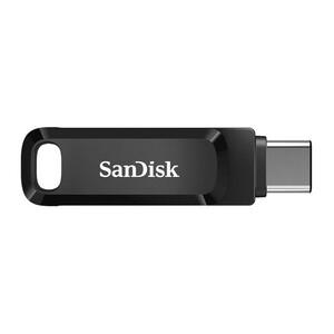 فلش مموری سن دیسک 64 گیگابایت مدل Ultra Dual Drive Go با دو رابط USB Type-C و USB Type-A، استاندارد USB 3.2 Gen1، طراحی چرخشی، سازگار با اندروید، iOS، ویندوز و مک، مناسب گوشی، تبلت، کامپیوتر و تلویزیون