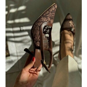 صندل زنانه پاشنه دار گیپوری جدید  کد 2944