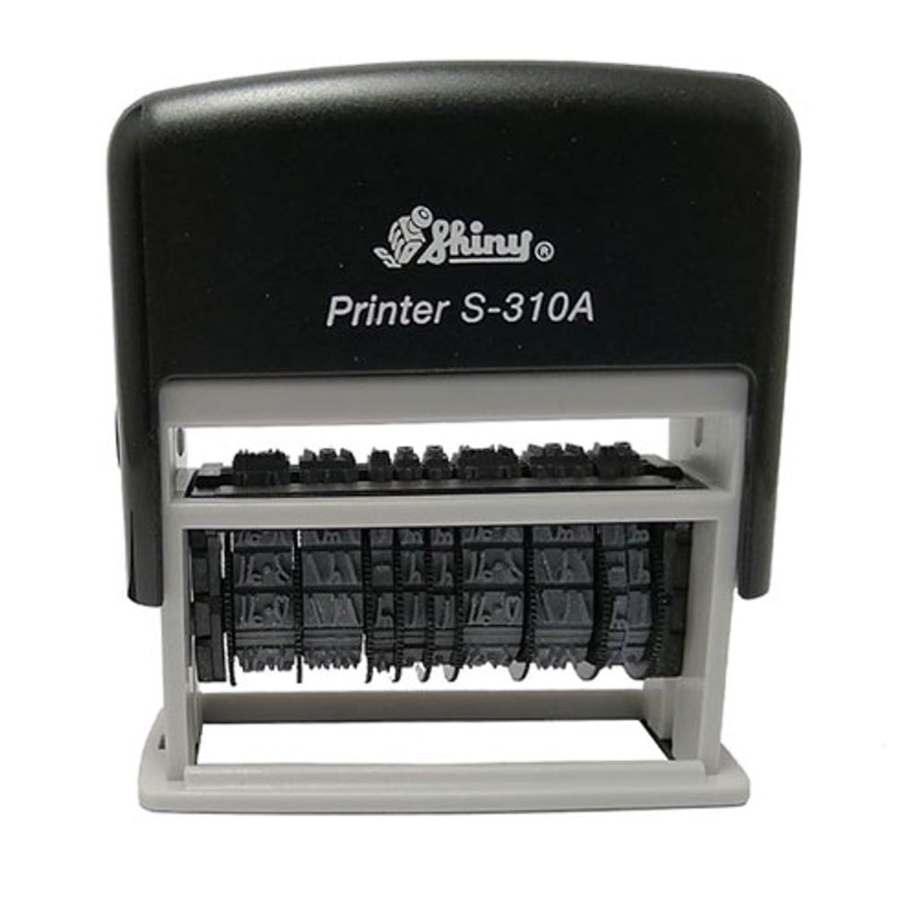 مهر اتوماتیک 2 تاریخ زن با جای ژلاتین شاینی مدل S-310 A IR