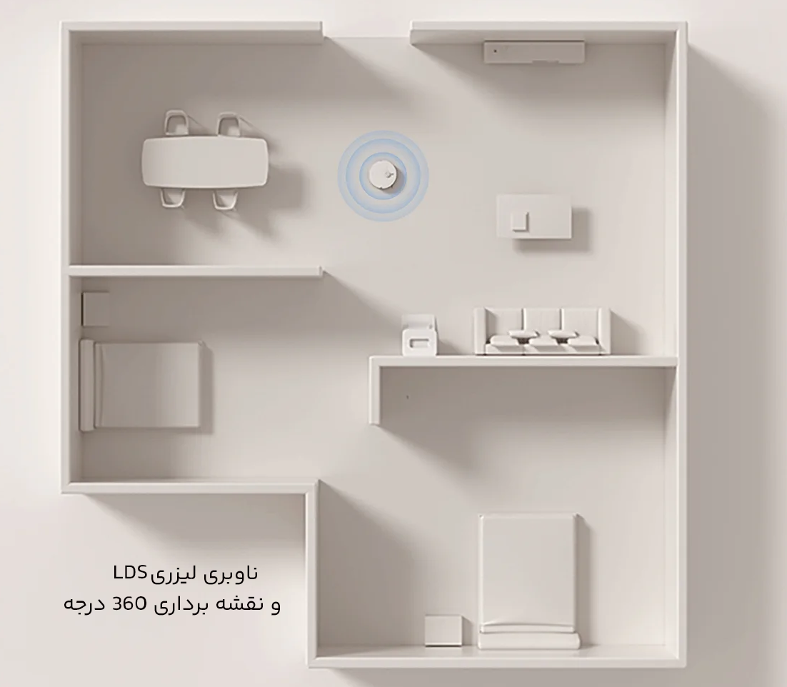 اسکن 360 درجه جارو رباتیک