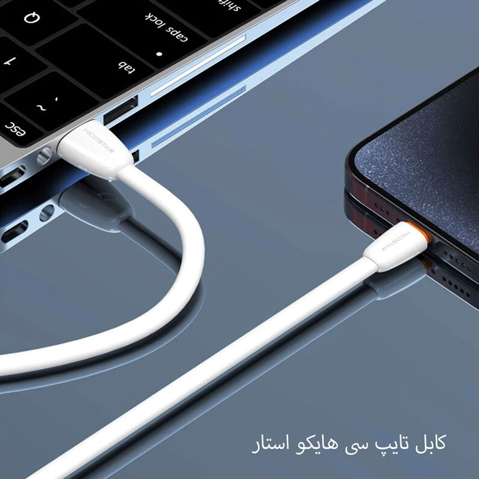 کابل متصل به موبایل و لپ تاپ