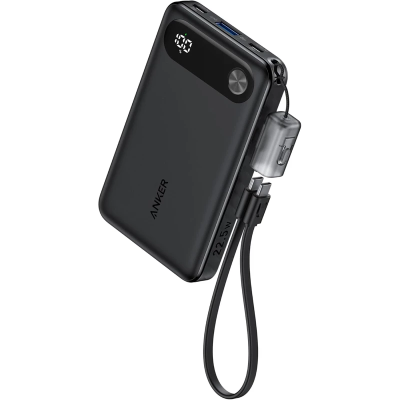 پاور بانک 10000 فست شارژ Type-C انکر Anker A1257 | و USB همراه با کابل دو سر تایپ سی