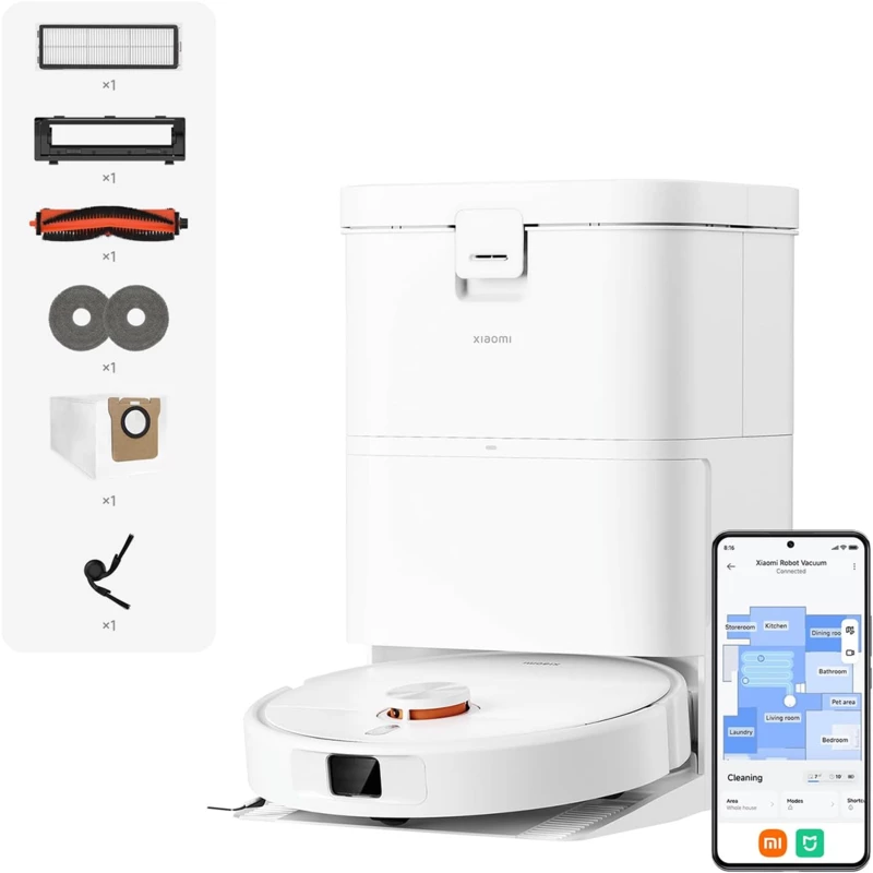 جارو رباتیک شیائومی اصل مدل Xiaomi H50 OV43GL | با مکش 10000 پاسکال
