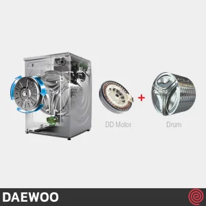 ماشین لباسشویی 8 کیلوگرم دوو مدل Daewoo LM-850SB