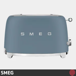 توستر نان 2 اسلایس اسمگ مدل SMEG TSF01SBM | رنگ آبی مات، اسلات کوچک