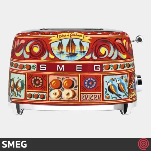 توستر نان 2 اسلایس اسمگ مدل SMEG TSF01DG | دولچه و گابانا، اسلات کوچک