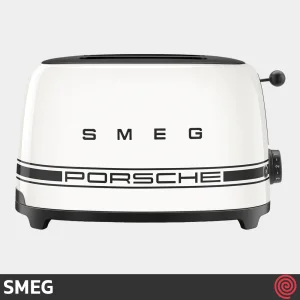 توستر نان 2 اسلایس اسمگ مدل SMEG TSF01PCW | رنگ سفید، اسلات کوچک