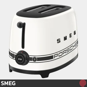 توستر نان 2 اسلایس اسمگ مدل SMEG TSF01PCW | رنگ سفید، اسلات کوچک
