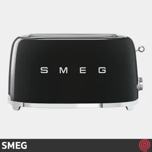 توستر نان 2 اسلات اسمگ مدل SMEG TSF02BL | رنگ مشکی براق، اسلات بزرگ