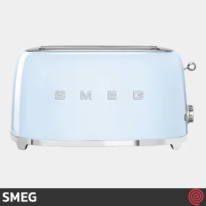 توستر نان 2 اسلات اسمگ مدل SMEG TSF02PB | رنگ آبی پاستلی، اسلات بزرگ