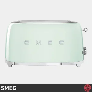 توستر نان 2 اسلات اسمگ مدل SMEG TSF02PG | رنگ سبز پاستلی، اسلات بزرگ