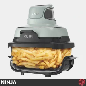 سرخ کن بدون روغن نینجا مدل NINJA CRISPi  FN101SG | گنجایش 3.8 لیتر و 1.4 لیتر