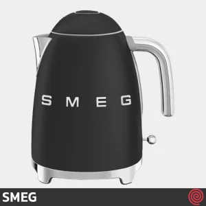 کتری برقی اسمگ مدل SMEG KLF03BLM | رنگ مشکی مات با گنجایش 1.7 لیتر
