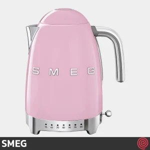 کتری برقی مدرج اسمگ مدل SMEG KLF04PK | رنگ صورتی با گنجایش 1.7 لیتر