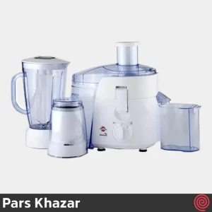آبمیوه گیری 3 کاره پارس خزر مدل ویتافروت - Pars Khazar VitaFruit |  با پارچ پلاستیکی