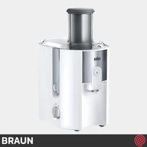 آبمیوه گیری تک کاره براون مدل Braun J500WH | دو سرعته با توان 900 وات