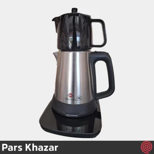 چای ساز روهمی پارس خزر مدل دم آور دیجیتال گرمنوش Pars Khazar  | گنجایش 1.8 لیتر