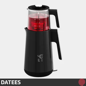 چای ساز روهمی داتیس مدل DATEES DTM-118 | رنگ مشکی با گنجایش 1.7 لیتر