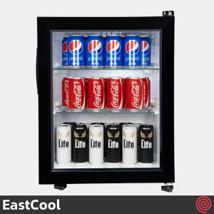 یخچال تک 3 فوت ایستکول مدل مینی بار شوکیس EastCool TM-۴۱۶۴-HS