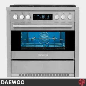 اجاق گاز فر دار 5 شعله دوو مدل Daewoo DGC5-2111N | رنگ استیل