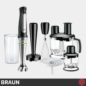 گوشت کوب برقی چند کاره براون مدل Braun MQ 7087x | با توان 1000 وات