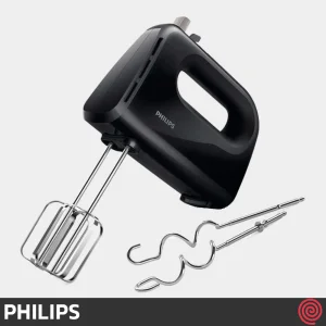 همزن دستی برقی فیلیپس مدل Philips HR3705 | رنگ مشکی با توان 300 وات