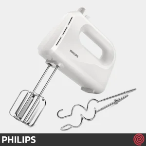 همزن دستی برقی فیلیپس مدل Philips HR3705 | رنگ سفید با توان 300 وات