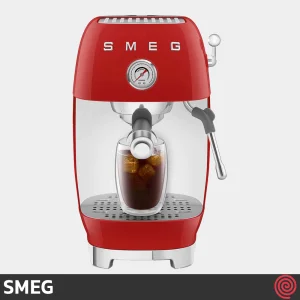اسپرسو ساز اسمگ مدل SMEG ECF03RD | رنگ قرمز با فشار 19 بار