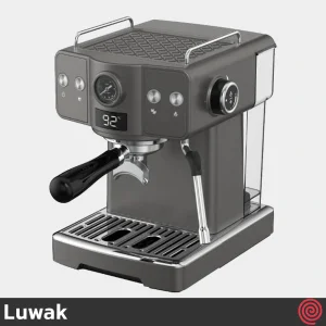 اسپرسو ساز لواک مدل Luwak LWK-CM3207 | رنگ خاکستری با فشار 20 بار