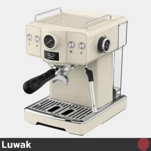 اسپرسو ساز لواک مدل Luwak LWK-CM3207 | رنگ کرم با فشار 20 بار