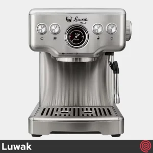 اسپرسو ساز لواک مدل Luwak LWK-CM3203 | رنگ استیل با فشار 20 بار