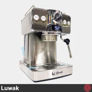اسپرسو ساز لواک مدل Luwak LWK-CM350 | رنگ استیل با فشار 20 بار