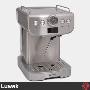 اسپرسو ساز لواک مدل Luwak LWK-CM346 | رنگ استیل با فشار 20 بار
