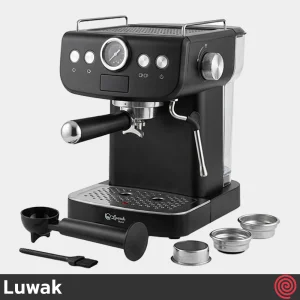 اسپرسو ساز لواک مدل Luwak LWK-CM346 | رنگ مشکی با فشار 20 بار