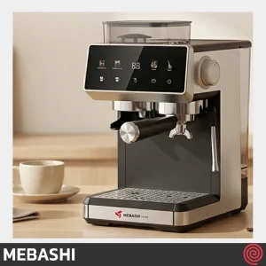 اسپرسو ساز مباشی مدل Mebashi ME-CCM2072 | نیمه اتوماتیک با آسیاب و فشار 20 بار