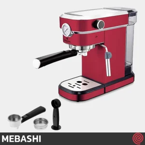اسپرسو ساز مباشی مدل Mebashi ME-ECM2016 | رنگ قرمز با فشار 20 بار