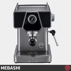 اسپرسو ساز مباشی مدل Mebashi ME-ECM2033 | رنگ استیل با فشار 19 بار