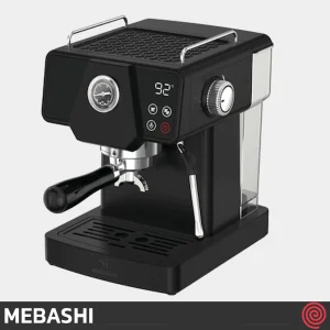 اسپرسو ساز مباشی مدل Mebashi ME-ECM2033 | رنگ مشکی با فشار 19 بار