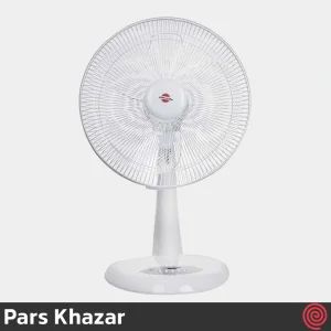 پنکه رومیزی پارس خزر مدل ریما - Pars Khazar RIMA | رنگ سفید، با ریموت کنترل، 3 سرعته