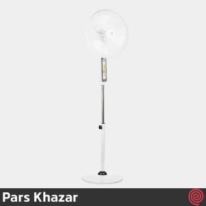 پنکه ایستاده پارس خزر مدل Pars Khazar ES4010RWKM | رنگ سفید، با ریموت کنترل، 3 سرعته