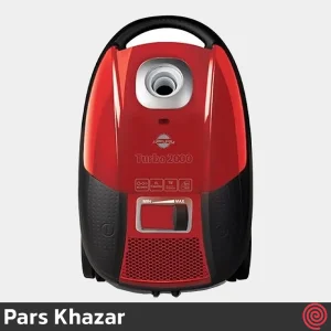 جاروبرقی پارس خزر مدل Pars Khazar Turbo 2000 | با توان 2000 وات
