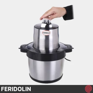خردکن برقی 4 لیتری فریدولین مدل Feridolin MC60 | رنگ استیل با توان 340 وات