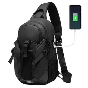 کیف کراس بادی مردانه بنج اصل Bange BG-77120 | ضد آب USB دار
