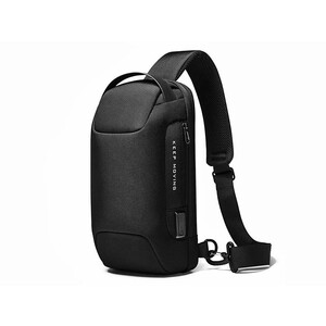 کیف کراس بادی مردانه بنج اصل مدل Bange BG-22085 | رمز دار با پورت USB